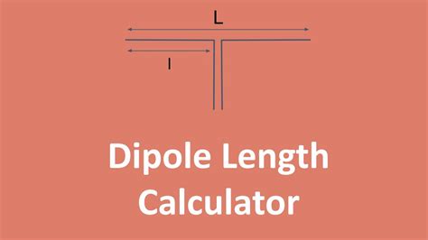 dipole antenna length calculator